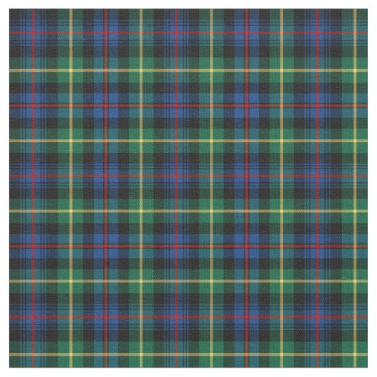 Clan Farquharson Tartan Stof (Close Up)