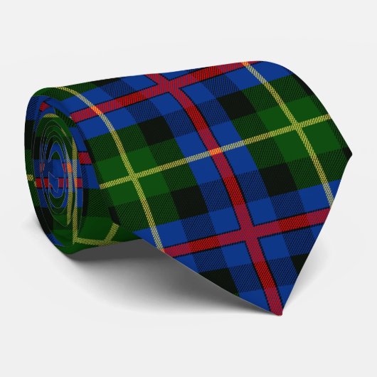Clan Farquharson Tartan Stropdas (Opgerold)