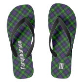 Clan Farquharson Tartan Teenslippers (Voetbed)