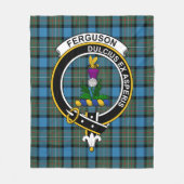 Clan Ferguson Ancient Tartan Pset Fleece Deken (Voorkant)