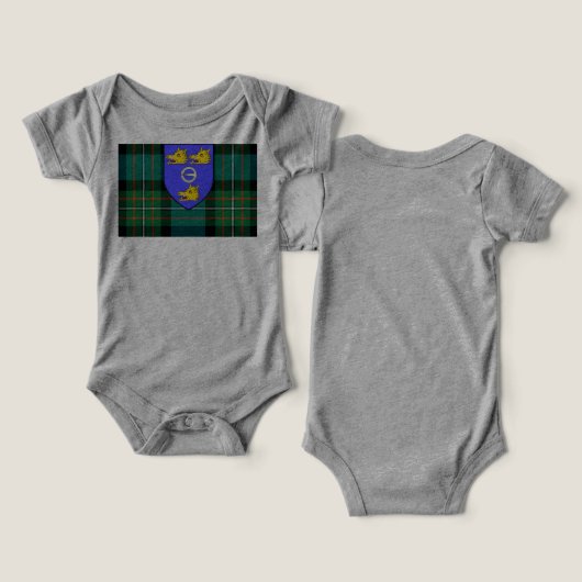  Clan Ferguson baby bodysuit romper (Ontwerp Voorkant & Achterkant)