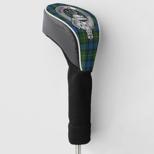 Clan Ferguson Crest & Atholl Tartan Golfheadcover (Schuin)