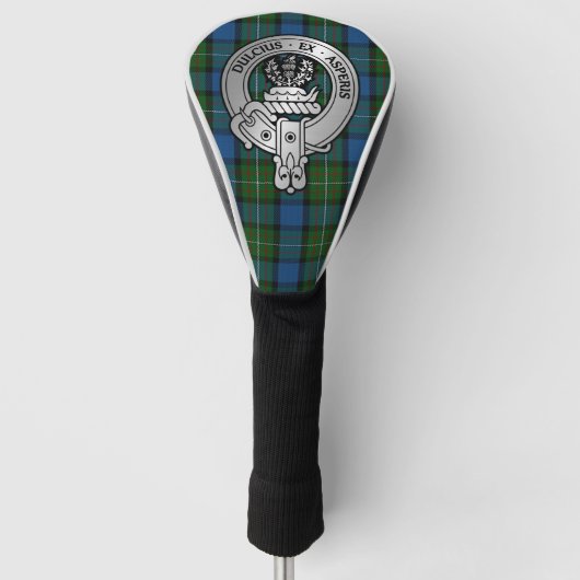 Clan Ferguson Crest & Atholl Tartan Golfheadcover (Voorkant)