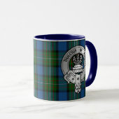 Clan Ferguson Crest & Atholl Tartan Mok (Voorkant rechts)