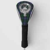 Clan Ferguson Crest & Balquhidder Tartan Golfheadcover (Voorkant)