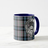 Clan Ferguson Crest & Dress Tartan Mok (Voorkant rechts)