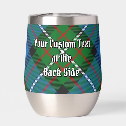 Clan Ferguson Crest over Tartan (Achterkant)