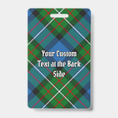 Clan Ferguson Crest over Tartan Badge (Achterkant)