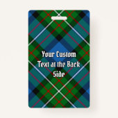 Clan Ferguson Crest over Tartan Badge (Achterkant)