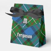 Clan Ferguson Crest over Tartan Favor Box Bedankdoosjes (Voorkant Zijde)
