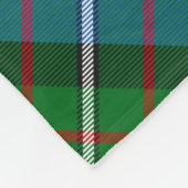 Clan Ferguson Crest over Tartan Fleece Deken (Hoek)