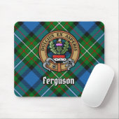 Clan Ferguson Crest over Tartan Muismat (Met muis)