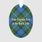 Clan Ferguson Crest over Tartan Ornament (achterkant)