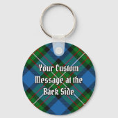Clan Ferguson Crest over Tartan Sleutelhanger (Achterkant)