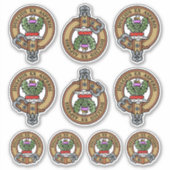 Clan Ferguson Crest Sticker Set (Voorkant)