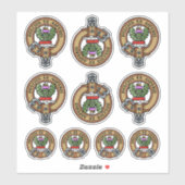 Clan Ferguson Crest Sticker Set (Vel)