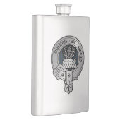 Clan Ferguson Crest & Tartan Flask Flacon (Rechts)