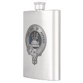 Clan Ferguson Crest & Tartan Flask Flacon (Links)