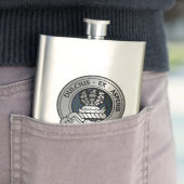 Clan Ferguson Crest & Tartan Flask Flacon (Voorbeeld)