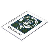Clan Ferguson Crest Tartan Notitieboek (Linkerzijde)
