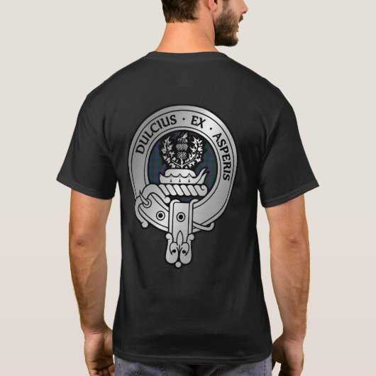 Clan Ferguson Crest & Tartan T-Shirt (Achterkant)