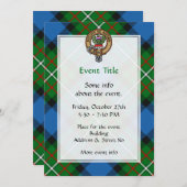 Clan Ferguson Crest Uitnodiging (Voorkant / Achterkant)