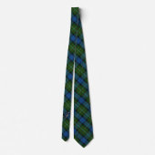 Clan Ferguson Fergusson Letter F Monogram Tartan Stropdas (Achterkant)