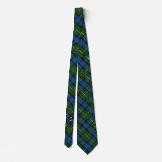 Clan Ferguson Fergusson Letter F Monogram Tartan Stropdas (Achterkant)
