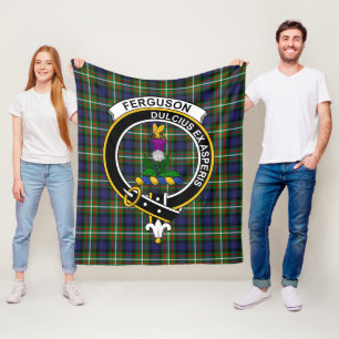 Clan Ferguson Modern Tartan Pset Fleece Deken