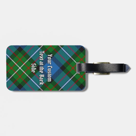 Clan Ferguson Tartan Bagage Label (Achterkant horizontaal)
