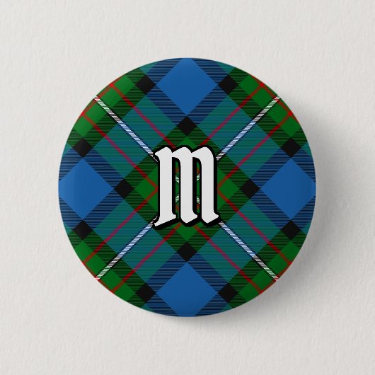Clan Ferguson Tartan Button (Voorkant)