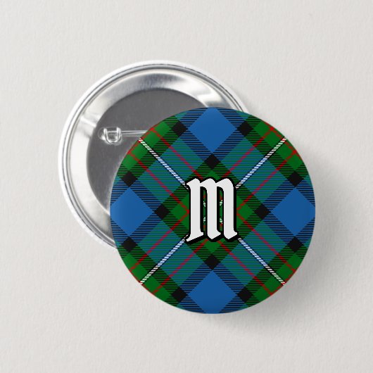Clan Ferguson Tartan Button (Voorkant /achterkant)
