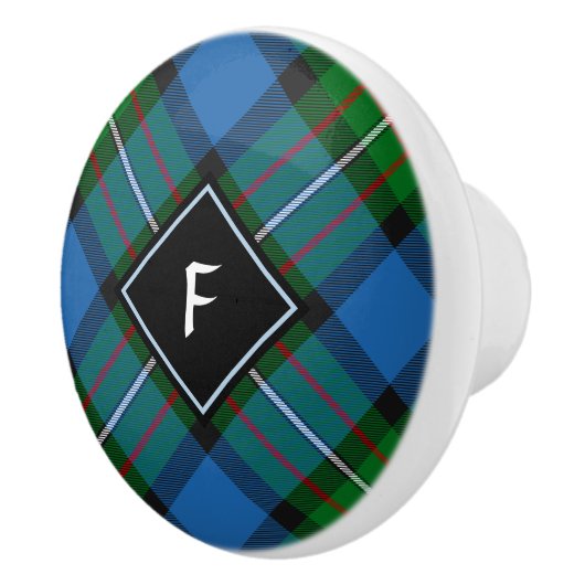 Clan Ferguson Tartan Ceramic Knob Keramische Knop (Rechts)