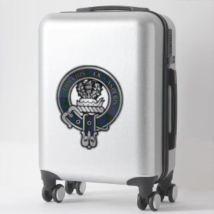 Clan Ferguson Tartan Crest Sticker