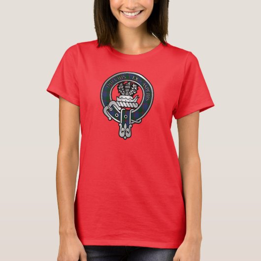 Clan Ferguson Tartan Crest T-shirt (Voorkant)