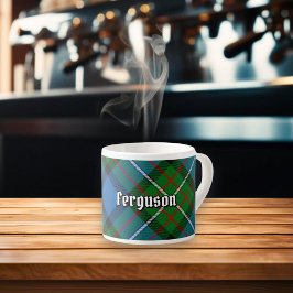 Clan Ferguson Tartan Espresso Cup Kop