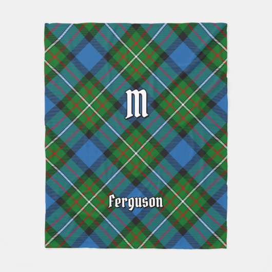 Clan Ferguson Tartan Fleece Blanket (Voorkant)