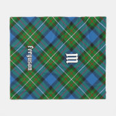 Clan Ferguson Tartan Fleece Blanket Deken (Voorkant (Horizontaal))