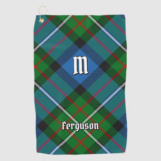 Clan Ferguson Tartan Golf Towel Golfhanddoek (Voorkant)