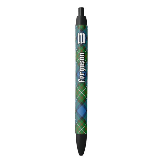 Clan Ferguson Tartan Ink Pen (Voorkant Verticaal)