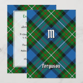 Clan Ferguson Tartan Kaart (Voorkant / Achterkant)