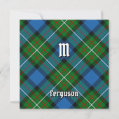 Clan Ferguson Tartan Kaart (Voorkant)