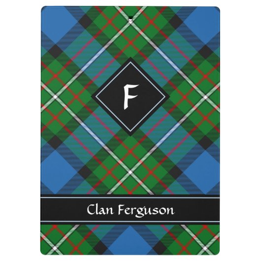 Clan Ferguson Tartan Klembord (Achterkant)