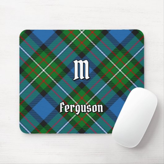 Clan Ferguson Tartan Muismat (Met muis)