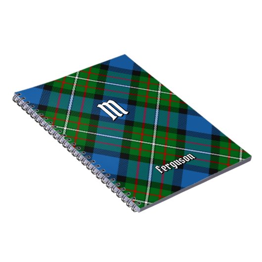 Clan Ferguson Tartan Notitieboek (Rechterzijde)