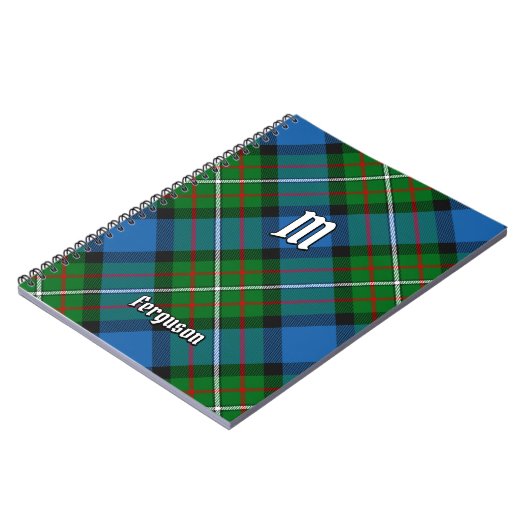 Clan Ferguson Tartan Notitieboek (Linkerzijde)