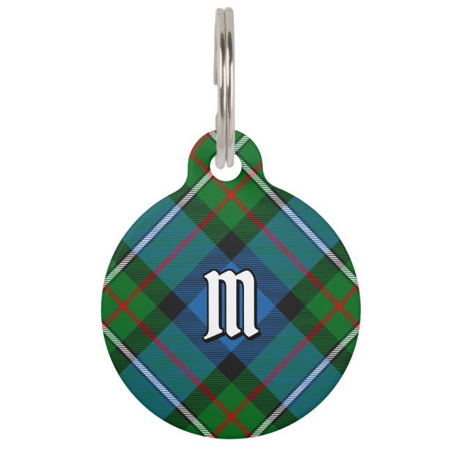 Clan Ferguson Tartan Pet ID Tag Huisdierpenning (Voorkant)