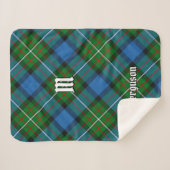 Clan Ferguson Tartan Sherpa Blanket Deken (Voorkant (horizontaal))