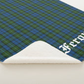 Clan Ferguson Tartan Sherpa Deken (3/4)