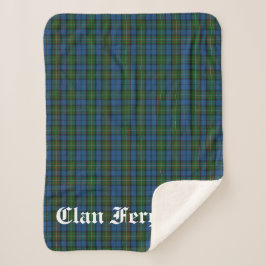 Clan Ferguson Tartan Sherpa Deken